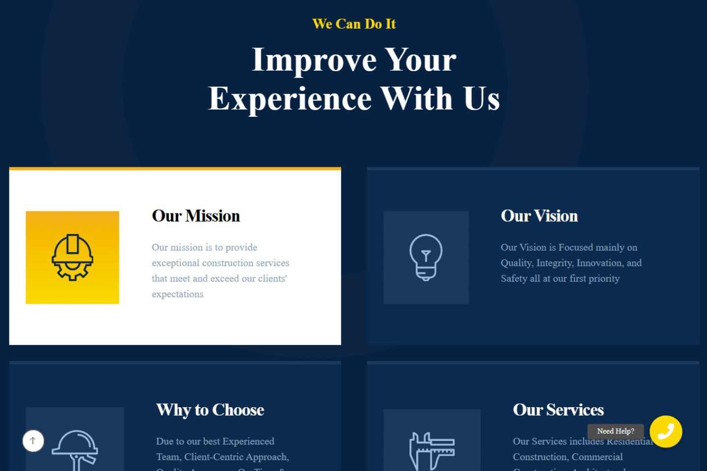 Qemat Maisaloon Contracting LLC Website