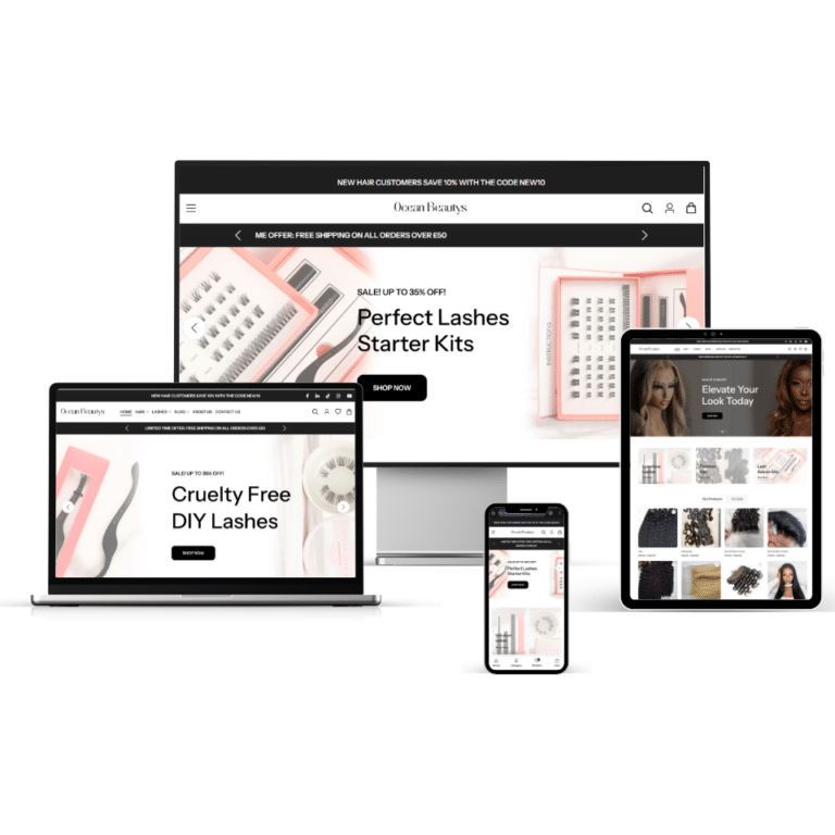 Ocean Beautys E-Commerce Website