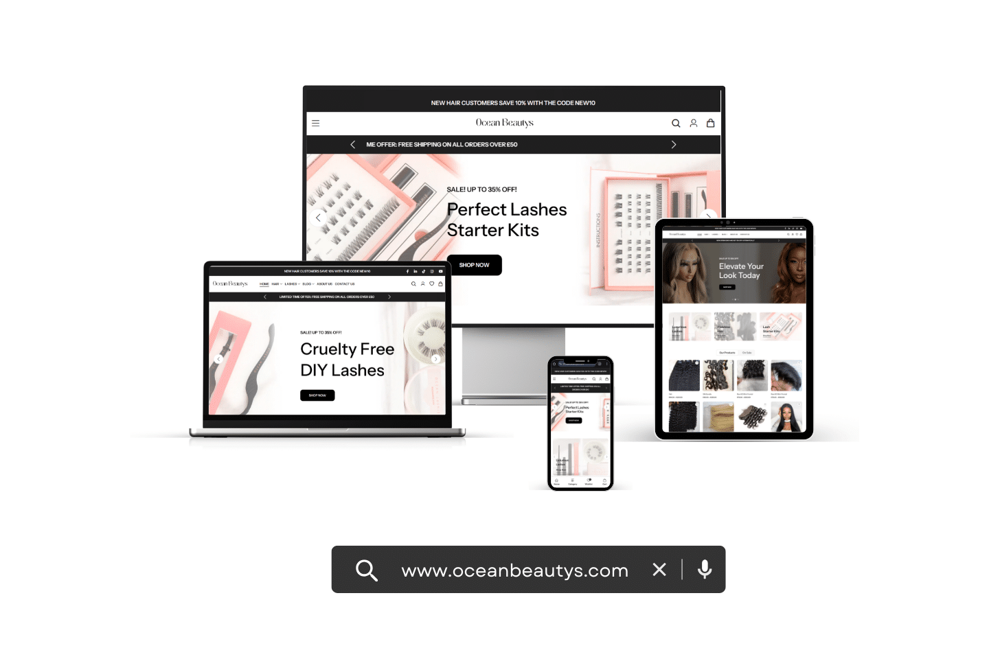 Ocean Beautys E-Commerce Website